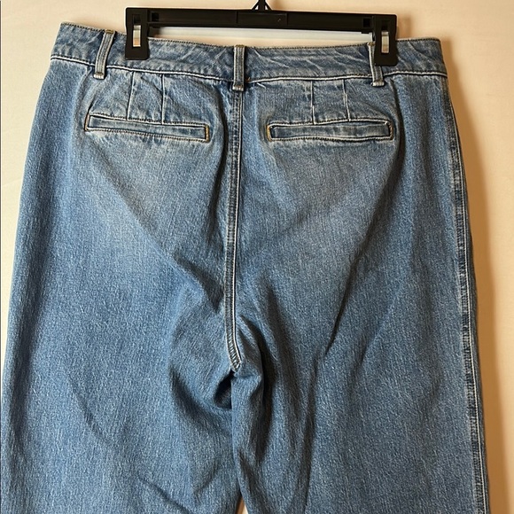 Talbots Women's High Waist Straight Leg Ankle Jeans Denim Blue Size 12 - Picture 7 of 16